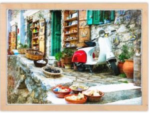 Παραδοσιακά μαγαζάκια, Ελλάδα, Πίνακες σε καμβά, 30 x 20 εκ.