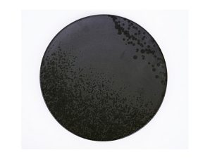 Rinart Porcelain Πιάτο Φρούτου Πορσελάνης Kronos Black Mat 20cm