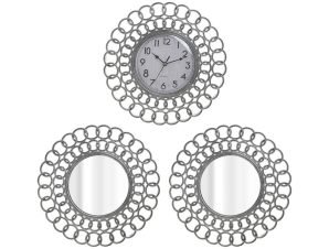 Ρολόι Τοίχου (Φ30) Με Καθρέφτες Click 6-20-284-0019